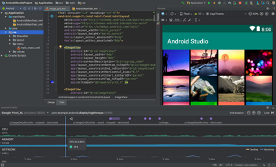 Android Studio, official screenshot