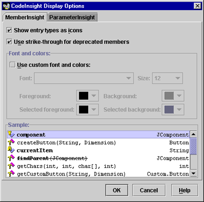 JBuilder 3 default interface
